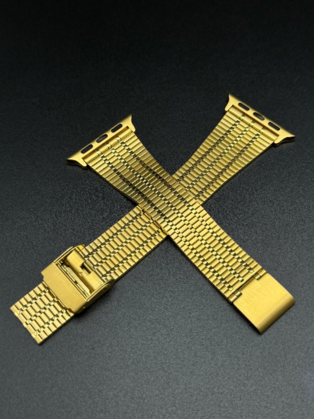 Apple Style Replacement Expansion Steel Bracelet (Yellow Gold)